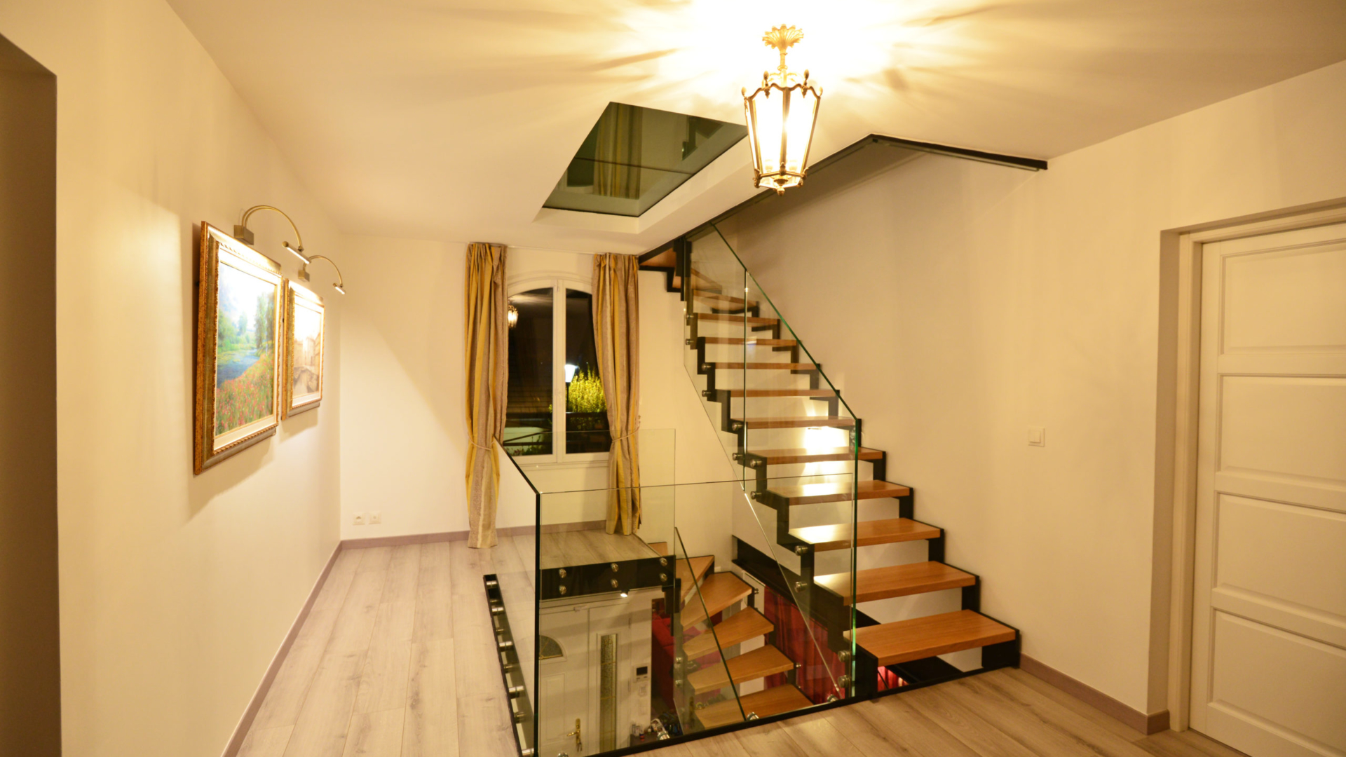 escalier droit sur mesure particulier