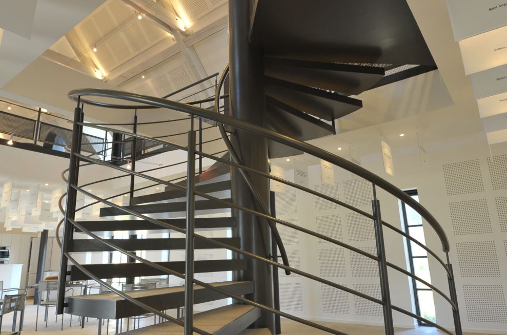 escalier design structure acier