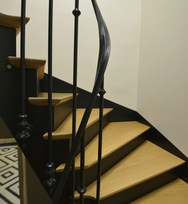 detail escalier balance cage carree