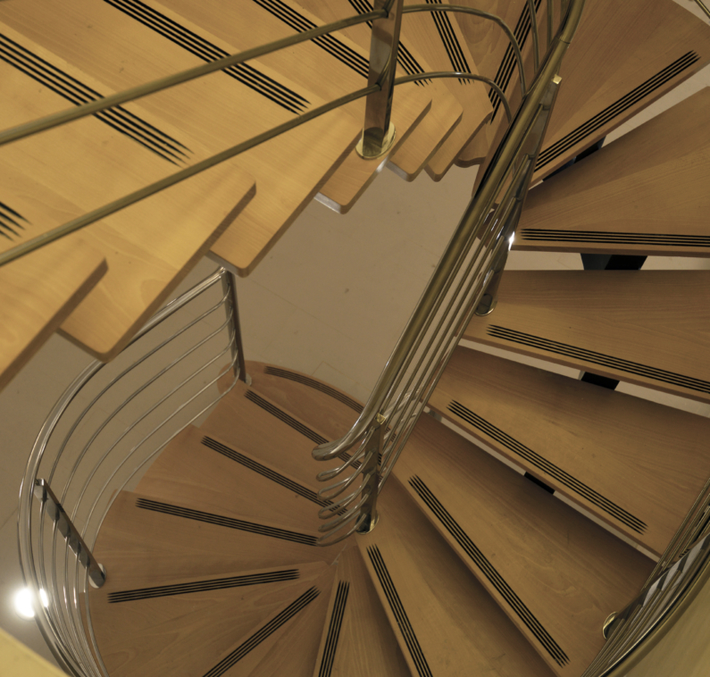 escalier balance inox bois acier sur mesure architecture université paris